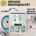 Geschenk für Kung-Fu-Meisterin Tasse Lustige Geschenkidee Geburtstag Ich Bin Kung-Fu-Meisterin Ich Darf Das Blau Trendation