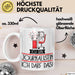 Geschenk für Journalistin Tasse Lustige Geschenkidee Geburtstag Ich Bin Journalistin Ich Darf Das Weiß Trendation