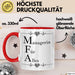 Medizinischer Assistent Arzt Tasse Geschenk Lustige Geschenkidee Spruch Managerin Für Alles Rot Trendation