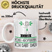 Geschenk für Vogel-Adoptierende Tasse Lustige Geschenkidee Geburtstag Ich Bin Vogel-Adoptierende Ich Darf Das Weiß Trendation