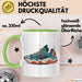 Sneakerhead Tasse Geschenkidee für Schuhsammler Grün Trendation