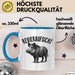 Jäger Tasse Geschenk Revieraufsicht Geschenkidee Wildschwein Geschenke Jägerin Blau Trendation