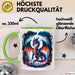 Fantasy Liebhaber Tasse Geschenkidee für Mythologie Fans Grün Trendation