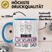 Geschenk für Chorsängerin Tasse Lustige Geschenkidee Geburtstag Ich Bin Chorsängerin Ich Darf Das Blau Trendation