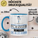 Polizistin Geschenk Tasse Becher Die Frau Die Allen Kann Geschenkidee für eine Polizistin Lustig Blau Trendation
