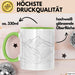Minimalist Tasse Geschenkidee Liebhaber des einfachen Lebens Grün Trendation