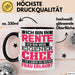 Rentner Tasse Geschenk Renteneintritt Geschenkidee Tasse Ich Bin In Rente Ich Bin Mein Eigener Chef Becher Schwarz Trendation