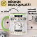 Musikveranstalterin Tasse Geschenk Ich Bin Musikveranstalterin Warum Weil Ich Es Kann Geschenkidee Geburtstag Grün Trendation