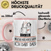 Geschenk für Musikarrangeurin Tasse Lustige Geschenkidee Geburtstag Ich Bin Musikarrangeurin Ich Darf Das Rosa Trendation