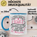 Valentinstag Tasse Geschenk für Ihn Sie Männer Für Paare Freundin Geschenkidee Kaffee-Becher Liebe Keine Sorge Schatz Ich Werde Dich Den Rest Deines Lebens Nerven Blau Trendation