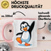 Pinguin Tier Tasse Geschenk Lustige Geschenkidee Spruch Rosa Trendation