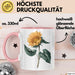 Sonnenblume Pflanze Tasse Geschenk Lustige Geschenkidee Rosa Trendation