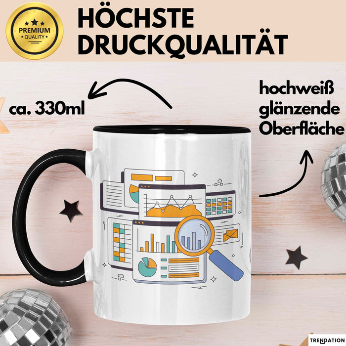 Daten Analyst Tasse Geschenk Lustige Geschenkidee Spruch Für Erkenntnis Sucher Trendation