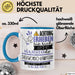 Taekwondo-Kämpferin Tasse Geschenk Lustiger Spruch Bitte Erheben Sie Sich Seine Majestät Die Taekwondo-Kämpferin Betritt Den Raum Blau Trendation