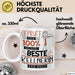Beste Kellnerin Der Welt Tasse Geschenk für Eine Kellnerin Geprüft Und Sicher Geschenkidee Geburtstag Weihnachten Weiß Trendation