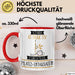 Pilates-Enthusiastin Tasse Geschenk Becher Stark Attraktiv Furchtlos Pilates-Enthusiastin Lustige Geschenkidee Rot Trendation