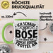 Lustiger Spruch Tasse Humor Sarkasmus Ich Schaue Nicht Böse Ich Grinse Nicht Nur Jeden Trottel An Kaffee-Becher Grün Trendation