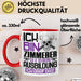 Zimmerer Ausbildung Tasse Geschenk Ich Bin Zimmerer In Der Ausbildung Ich Darf Das Geschenkidee Spruch Rot Trendation