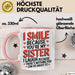 Schwester Tasse Geschenk I Smile Because Youre My Sister Geschenkidee Rosa Trendation