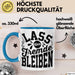 Schwarzer Humor Kaffeetasse Lass Uns Fremde Bleiben Tasse Geschenk Kollegen Sarkasmus Ironie Geschenkidee für Männer Frauen Kaffee-Becher Blau Trendation