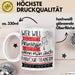 Parkour-Trainerin Tasse Geschenk Spruch Wer Will Schon Prinzessin Sein Wenn Man Auch Parkour-Trainerin Sein Kann Weiß Trendation