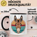 Retro Esel Tasse Geschenk Lustige Geschenkidee Spruch Schwarz Trendation