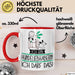 Geschenk für Hundeliebhaberin Tasse Lustige Geschenkidee Geburtstag Ich Bin Hundeliebhaberin Ich Darf Das Rot Trendation