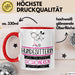 Hundesitterin Weil Es Keinen Schöneren Beruf Gibt Tasse Geschenk für Eine Hundesitterin Lustig Rot Trendation