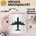 Flughafenmitarbeiter Tasse Geschenkidee für Crew Mitglied Rosa Trendation