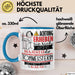 Tonmeisterin Tasse Geschenk Lustiger Spruch Bitte Erheben Sie Sich Seine Majestät Die Tonmeisterin Betritt Den Raum Blau Trendation