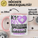 Heilerziehungspflegerin Ausbildung Start Geschenk Tasse Ich Bin Heilerziehungspflegerin In Der Ausbildung Ich Darf Das Kaffee-Becher Geschenkidee Rosa Trendation