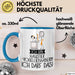 Geschenk für Haustier-Modedesignerin Tasse Lustige Geschenkidee Geburtstag Ich Bin Haustier-Modedesignerin Ich Darf Das Blau Trendation
