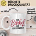 Bärbel Tasse Geschenk Ich Bin Vollkommen Bärbel Geschenkidee Geburtstag Weiß Trendation