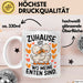 Ente Tier Tasse Geschenk Lustige Geschenkidee Spruch Zuhause Ist Wo Meine Enten Sind Weiß Trendation