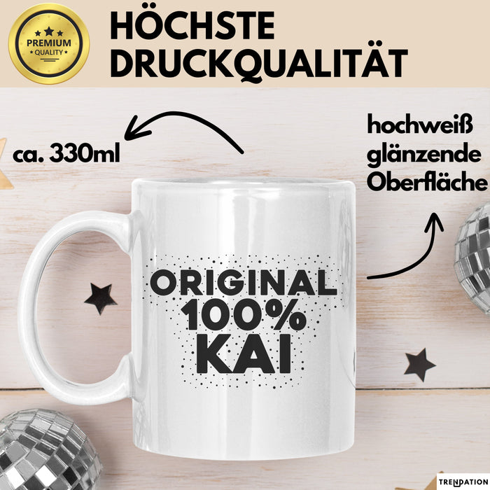 Kai Tasse Original 100% Kai Geschenk Weiß Trendation