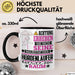 Hürdenläufer Geschenk Tasse Lustiger Spruch Erheben Sie Sich Der Hürdenläufer Betritt den Raum Schwarz Trendation