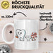 Zahnarzt Tasse Geschenk Karies Vorsorge Geschenkdiee Weiß Trendation