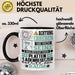 Plattenladenbesitzer Geschenk Tasse Lustiger Spruch Erheben Sie Sich Der Plattenladenbesitzer Betritt den Raum Schwarz Trendation