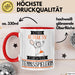 Tennisspielerin Tasse Geschenk Becher Stark Attraktiv Furchtlos Tennisspielerin Lustige Geschenkidee Rot Trendation