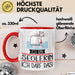 Geschenk für Seglerin Tasse Lustige Geschenkidee Geburtstag Ich Bin Seglerin Ich Darf Das Rot Trendation