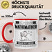 Mathematiker Tasse Geschenk für Mathematiker Geburtstag Lustiger Spruch Kaffee-Becher Was Ist Deine Superkraft Rot Trendation