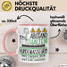 Hundemasseurin Tasse Geschenk Lustig Abstand Halten Hochleistungs-Hundemasseurin Mit Drang Zur Perfektion Bei Der Arbeit Rosa Trendation
