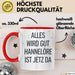 Hannelore Tasse Geschenk Alles Ist Gut Hannelore Ist Jetz Da Geschenkidee Becher mit Name Rot Trendation