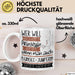 Bungee-Jumperin Tasse Geschenk Spruch Wer Will Schon Prinzessin Sein Wenn Man Auch Bungee-Jumperin Sein Kann Weiß Trendation