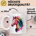 Pferde Tierliebhaber Tasse Geschenk Lustige Geschenkidee Spruch Weiß Trendation