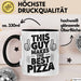 Pizzabäcker Tasse Geschenk Macht die beste Pizza Koch Spruch Trendation