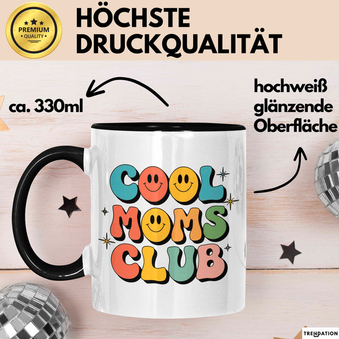 Mama Muttertag Tasse Becher Geschenk Lustige Geschenkidee Spruch Cooler Moms Club Trendation