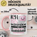 Systemadministratorin Ausbildung Start Geschenk Tasse Ich Bin Systemadministratorin In Der Ausbildung Ich Darf Das Kaffee-Becher Geschenkidee Rosa Trendation
