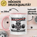 Waschbär Tierliebhaber Tasse Geschenk Lustige Geschenkidee Spruch Waschbär Waschmaschine Rosa Trendation