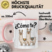 Spanischlehrer Unterricht Tasse Geschenk Lustige Geschenkidee Spruch ¿Cómo Te Llamas Rosa Trendation